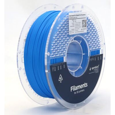 Gembird Albastru 1,75mm 1kg Filament 3D Viteză Înaltă Gembird Albastru 1,75mm 1kg Filament 3D Viteză Înaltă