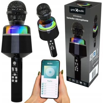 Microfono karaoke wireless Gembird Micbt-01-Bk - Microfono Microfono karaoke wireless Gembird Micbt-01-Bk - Microfono