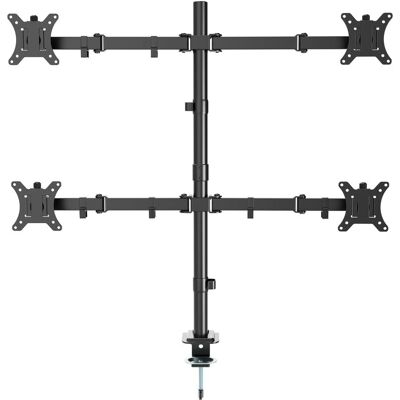 Support de moniteur Gembird MA-D4-01 - 4 écrans, réglable, VESA compatible - Publicité Support de moniteur Gembird MA-D4-01 - 4 écrans, réglable, VESA compatible - Publicité