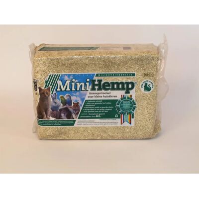 Minihemp Litière en chanvre - Petits animaux, reptiles, oiseaux - 48L Minihemp Litière en chanvre - Petits animaux, reptiles, oiseaux - 48L