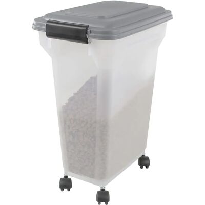 Conteneur à nourriture pour animaux Iris Ohyama - 20L, Gris, Hermétique, avec Pelle - Publicité Conteneur à nourriture pour animaux Iris Ohyama - 20L, Gris, Hermétique, avec Pelle - Publicité