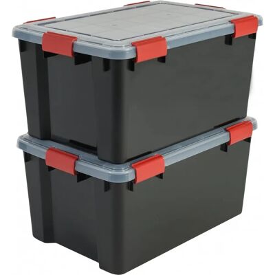 IRIS OHYAMA Aufbewahrungsbox 50L - Stapelbar, Wasserdicht IRIS OHYAMA Aufbewahrungsbox 50L - Stapelbar, Wasserdicht
