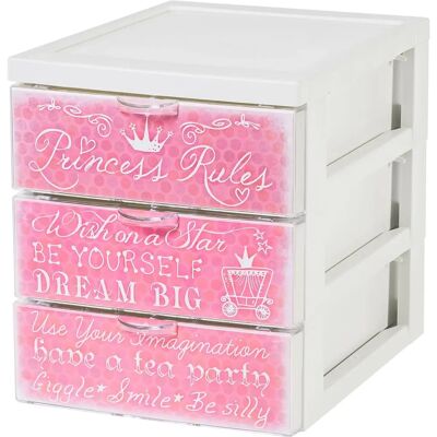 Tour de rangement Iris Ohyama - 3 tiroirs compact pour bureau - Publicité Tour de rangement Iris Ohyama - 3 tiroirs compact pour bureau - Publicité