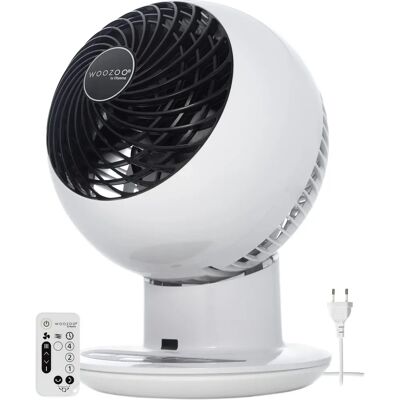 Ventilateur Woozoo 15cm 5 vitesses Télécommande Minuterie Brise - Publicité Ventilateur Woozoo 15cm 5 vitesses Télécommande Minuterie Brise - Publicité