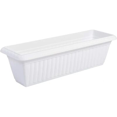 IRIS OHYAMA - Slim Planter Relief 500 - Grigio - Vaso IRIS OHYAMA - Slim Planter Relief 500 - Grigio - Vaso