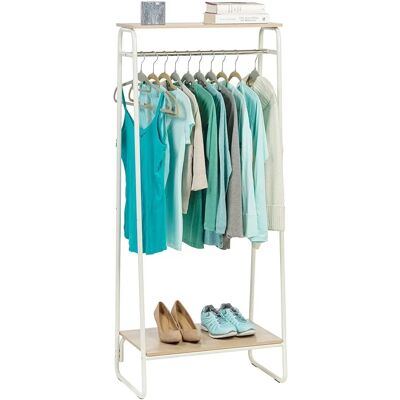 Iris Ohyama - Porte-vêtements en métal - Blanc Iris Ohyama - Porte-vêtements en métal - Blanc