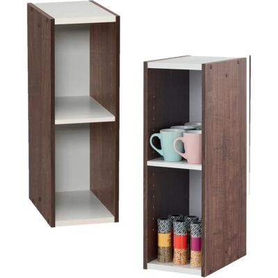 IRIS OHYAMA Étagère Gain de Place UB-6020 - Rangement Modulable Marron - Publicité IRIS OHYAMA Étagère Gain de Place UB-6020 - Rangement Modulable Marron - Publicité