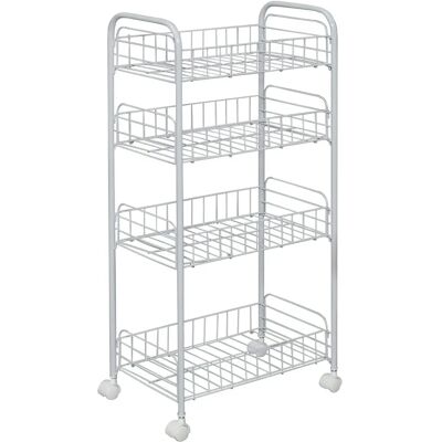 Carrello di stoccaggio Iris Ohyama - 4 livelli Carrello di stoccaggio Iris Ohyama - 4 livelli