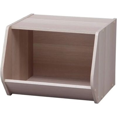 Étagère de rangement Iris Ohyama - Organisateur en bois empilable - Design moderne - Publicité Étagère de rangement Iris Ohyama - Organisateur en bois empilable - Design moderne - Publicité