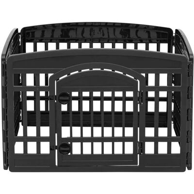 Iris Ohyama Parque para perros - 3 paneles, puerta con cerradura - Jaula para mascotas Iris Ohyama Parque para perros - 3 paneles, puerta con cerradura - Jaula para mascotas