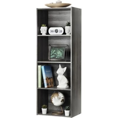 Meuble de rangement Iris Ohyama - 4 étagères fixes - Design moderne - Publicité Meuble de rangement Iris Ohyama - 4 étagères fixes - Design moderne - Publicité