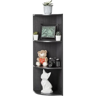 Étagère de Rangement Iris Ohyama - 3 Niveaux, Noir Chêne - Shelf - Publicité Étagère de Rangement Iris Ohyama - 3 Niveaux, Noir Chêne - Shelf - Publicité