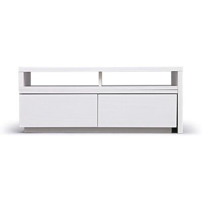 Meuble TV Iris Ohyama - Extensible, support jusqu'à 43 pouces, 4 étagères - Publicité Meuble TV Iris Ohyama - Extensible, support jusqu'à 43 pouces, 4 étagères - Publicité