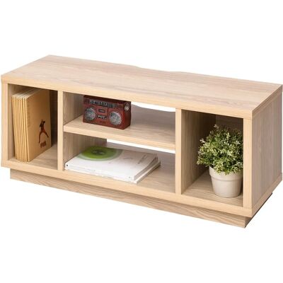 Iris Ohyama Meuble TV Moderne avec Étagère Ajustable - Publicité Iris Ohyama Meuble TV Moderne avec Étagère Ajustable - Publicité