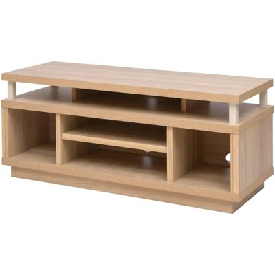 Mueble de TV de madera IRIS OHYAMA con 5 estantes - Hasta 43 pulgadas Mueble de TV de madera IRIS OHYAMA con 5 estantes - Hasta 43 pulgadas