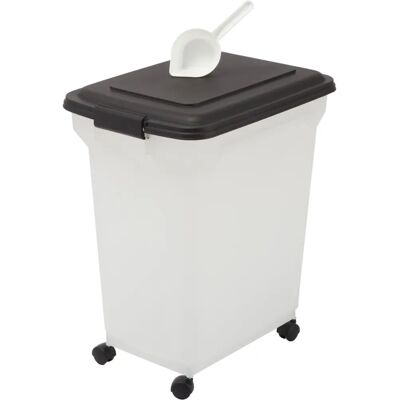 Iris Ohyama Haustier-Nahrungsmittelbehälter - 45L, Schwarz Iris Ohyama Haustier-Nahrungsmittelbehälter - 45L, Schwarz