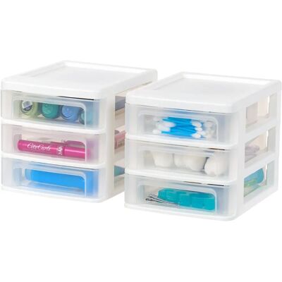 IRIS OHYAMA Aufbewahrungsturm - 3-Schubladen Kompakt Organizer für Büro IRIS OHYAMA Aufbewahrungsturm - 3-Schubladen Kompakt Organizer für Büro