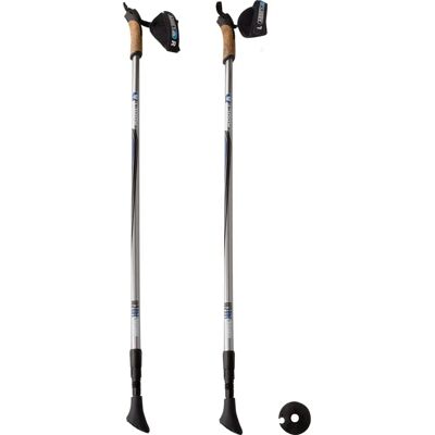 Abbey Aluminium Nordic Walking Stöcke - Verstellbar 2 Stück Abbey Aluminium Nordic Walking Stöcke - Verstellbar 2 Stück