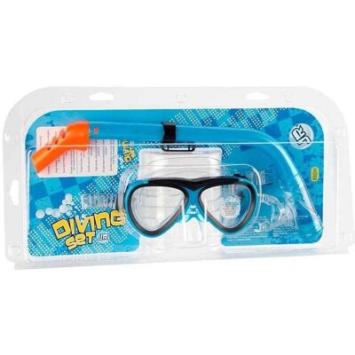 Masque de Plongée Junior Aqua/Noir - Masque de Plongée - Publicité Masque de Plongée Junior Aqua/Noir - Masque de Plongée - Publicité