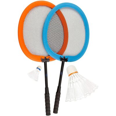 Set de Badminton XXL - Enfants, Orange & Bleu - Publicité Set de Badminton XXL - Enfants, Orange & Bleu - Publicité