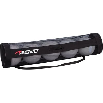 Avento Ball Tube Tasche - Für 5 Bälle - Schwarz Avento Ball Tube Tasche - Für 5 Bälle - Schwarz