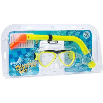 Barns snorkelset - Mask, slang & fenor - Snorkelutrustning Barns snorkelset - Mask, slang & fenor - Snorkelutrustning