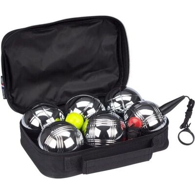 Get & Go Boules-Set - Silber, 6 Kugeln, 73mm - Sportartikel Get & Go Boules-Set - Silber, 6 Kugeln, 73mm - Sportartikel