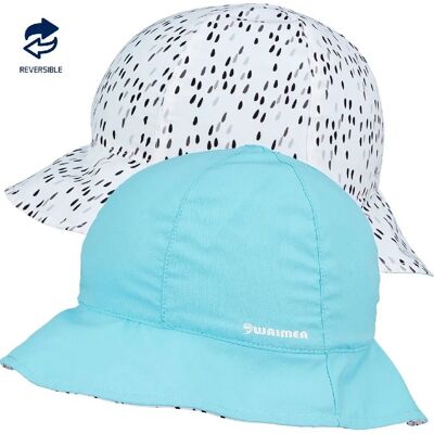 Van der Meulen 2004957 Kopfbedeckung - UV Sonnenhut Baby - Umkehrbar Blau Van der Meulen 2004957 Kopfbedeckung - UV Sonnenhut Baby - Umkehrbar Blau