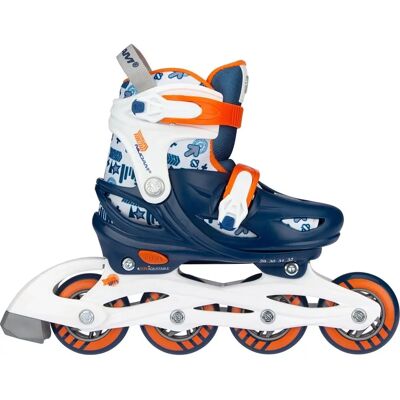 Nijdam Traffic Racer Inline luistimet - Säädettävät pojille Nijdam Traffic Racer Inline luistimet - Säädettävät pojille
