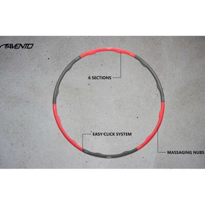 Avento Gewichten Hula Hoop - Fitness Oefenmateriaal Avento Gewichten Hula Hoop - Fitness Oefenmateriaal