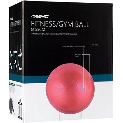 VidaXL Avento Fitness - Gymnastiekbal Roze 65 cm VidaXL Avento Fitness - Gymnastiekbal Roze 65 cm