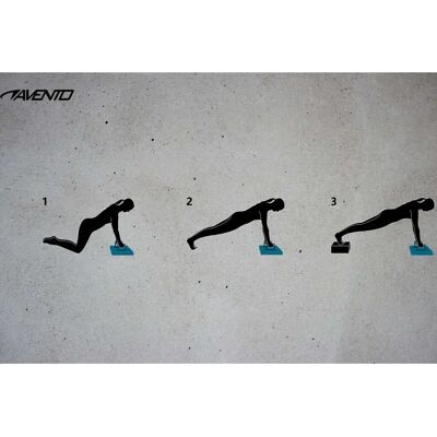 Avento Modell 8716404333263 Klappbares Push-up-Board - Fitnessgerät Avento Modell 8716404333263 Klappbares Push-up-Board - Fitnessgerät