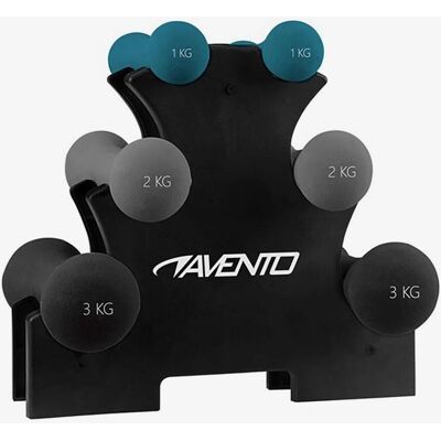 Set di Manubri Avento con Supporto - Manubri Set di Manubri Avento con Supporto - Manubri