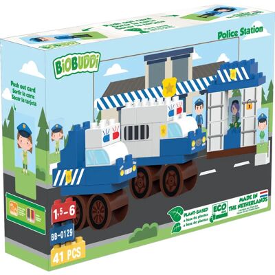 BIOBUDDI BB-0129 Recyceltes Konstruktionsspielzeug - Polizei-Set BIOBUDDI BB-0129 Recyceltes Konstruktionsspielzeug - Polizei-Set