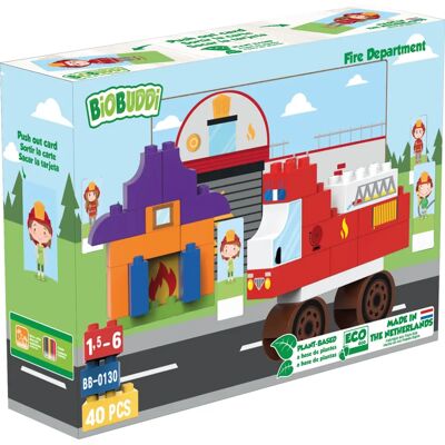 BioBuddi Feuerwehr Baukasten - 40 Teile BioBuddi Feuerwehr Baukasten - 40 Teile