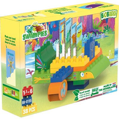 BiOBUDDi Swampies - SwampPlane, Blocchi da 38 pezzi per 1,5-6 anni BiOBUDDi Swampies - SwampPlane, Blocchi da 38 pezzi per 1,5-6 anni