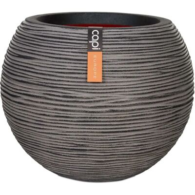 VidaXL Capi Pot de Fleur en Plastique Ø 40cm Gris Anthracite - Jardinière - Publicité VidaXL Capi Pot de Fleur en Plastique Ø 40cm Gris Anthracite - Jardinière - Publicité