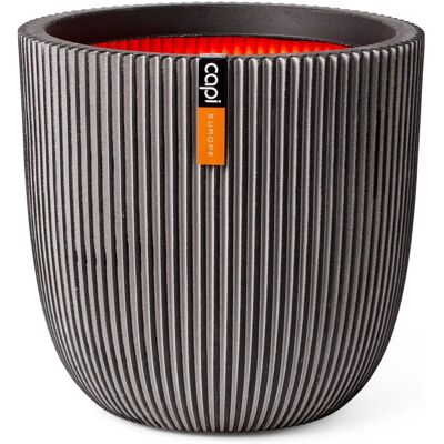 Capi Europe Pflanzgefäß Groove 43x41cm - Anthrazit Capi Europe Pflanzgefäß Groove 43x41cm - Anthrazit