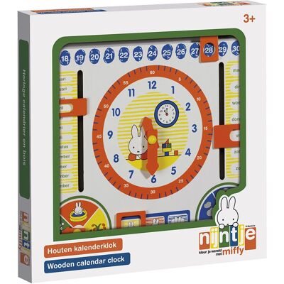 Bambolino Toys Miffy Kalenderuhr - Educatief speelgoed Bambolino Toys Miffy Kalenderuhr - Educatief speelgoed