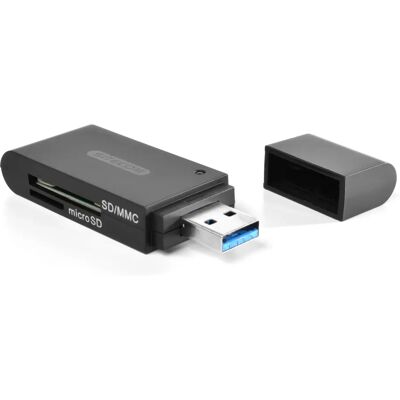 Lecteur de carte mémoire Mini USB 3.0 Sitecom - Noir - Publicité Lecteur de carte mémoire Mini USB 3.0 Sitecom - Noir - Publicité