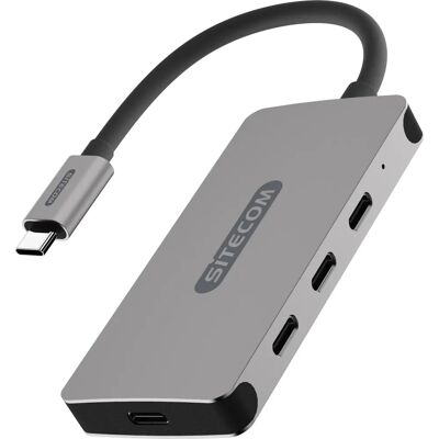 Hub USB Sitecom CN-386 - 4 Ports USB-C, 100W PD Hub USB Sitecom CN-386 - 4 Ports USB-C, 100W PD