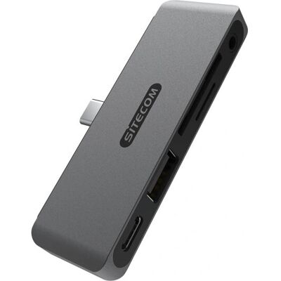 Sitecom AC-1005 USB-C Hub - USB 3.2 Gen 1, 480 Mbit/s, Multiport Sitecom AC-1005 USB-C Hub - USB 3.2 Gen 1, 480 Mbit/s, Multiport