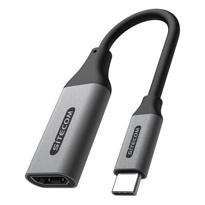 Sitecom - AD-1001 - USB-C vers HDMI - Gris - Adaptateur HDMI Sitecom - AD-1001 - USB-C vers HDMI - Gris - Adaptateur HDMI