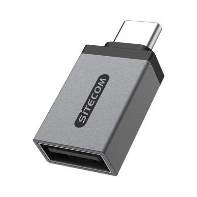 Sitecom AD-1010 Kabel-Adapter - USB-A zu USB-C - Schwarz, Grau Sitecom AD-1010 Kabel-Adapter - USB-A zu USB-C - Schwarz, Grau