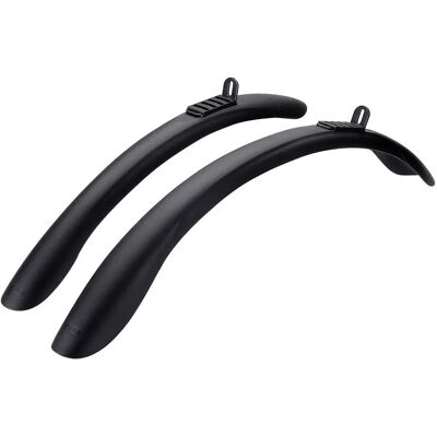 BBB BFD-01 RainWarriors Spatborden F&R - Zwart / 26"-28" - Spatborden BBB BFD-01 RainWarriors Spatborden F&R - Zwart / 26"-28" - Spatborden