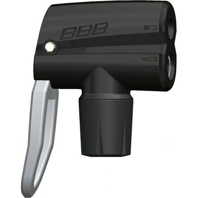 BBB DualHead 2.0 Tête de pompe - Universelle pour toutes les valves BBB DualHead 2.0 Tête de pompe - Universelle pour toutes les valves