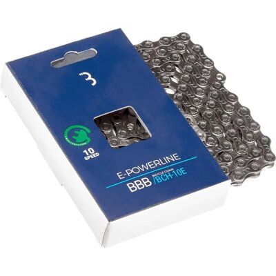 BBB E-Powerline Kedja Silver 10 växlar - Kedja BBB E-Powerline Kedja Silver 10 växlar - Kedja