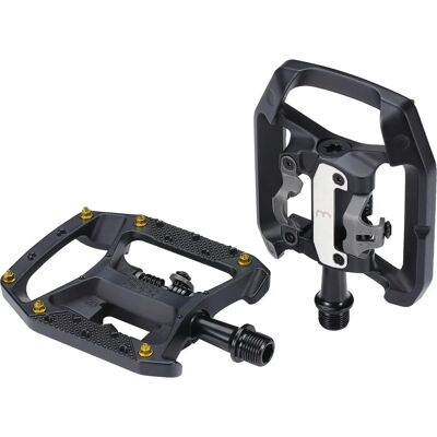 BBB Dualchoice Trail Pedal - Plattform & SPD - Schwarz BBB Dualchoice Trail Pedal - Plattform & SPD - Schwarz