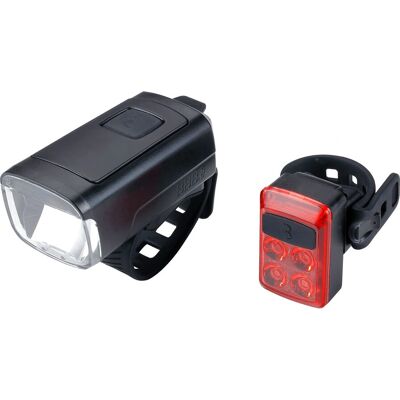 BBB Cycling - Stud50 - Vorderlicht 200 lm - Rücklicht 16 lm - Fahrradbeleuchtung Set BBB Cycling - Stud50 - Vorderlicht 200 lm - Rücklicht 16 lm - Fahrradbeleuchtung Set