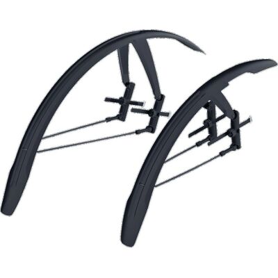 Zestaw błotników BBB Cycling DiscGuard - Rower gravel i wyścigowy - 28 cali - Max szerokość 42mm - Czarny Zestaw błotników BBB Cycling DiscGuard - Rower gravel i wyścigowy - 28 cali - Max szerokość 42mm - Czarny